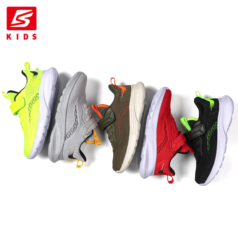 Baasploa New 5-color trend boys\' netted sneakers Children\'s Sports Shoe Lightweight Boys Running Sneaker for Boys Free Shipping