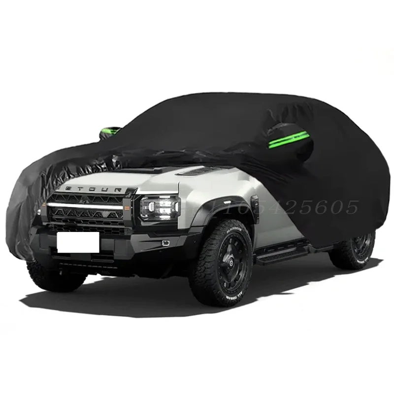 

For Jetour Traveller Outdoor Protection Full Car Covers Snow Cover Sunshade Waterproof Dustproof Exterior Car Accessories