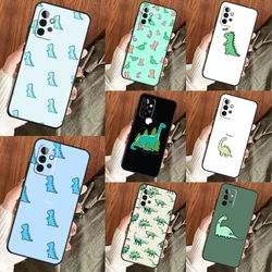 Cute Dino Aesthetic Dinosaur Case For Samsung Galaxy A53 A33 A13 A14 A34 A54 A31 A51 A71 A12 A22 A32 A42 A52 A52S Coque