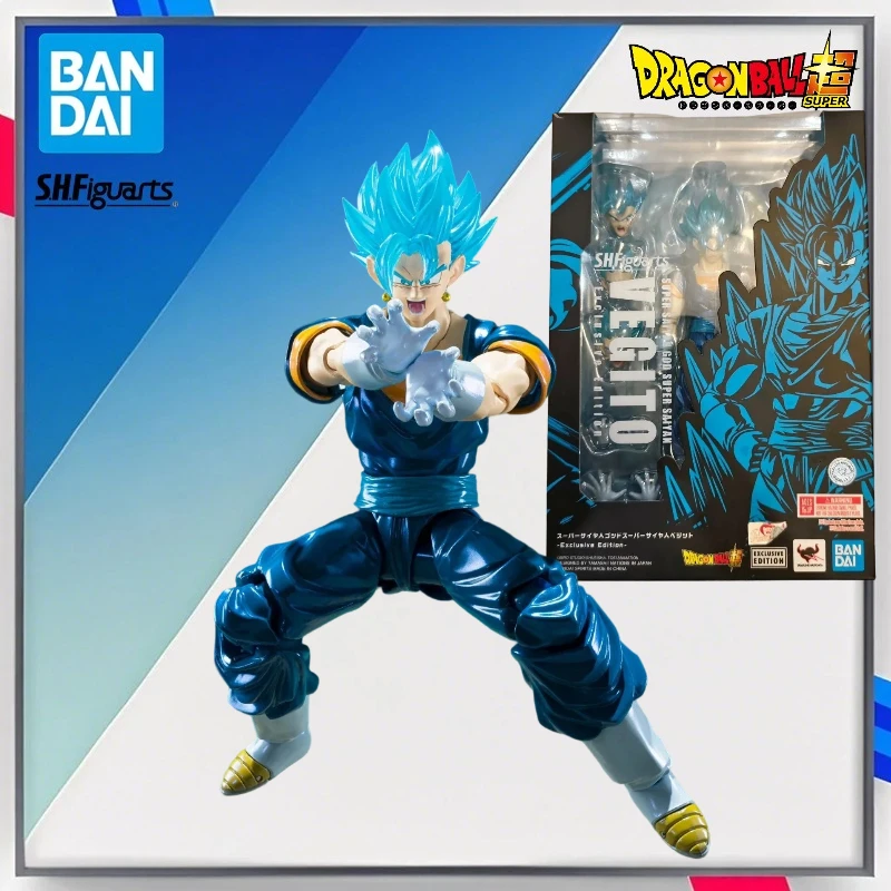 

In Stock Original Bandai SHF Dragon Ball Series Super Saiyan God Super Saiyan Vegito Exclusive Edition Collectible Gift