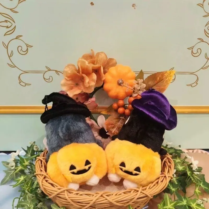 Halloween Collectie Amine Mofusand Pluche Pop Speelgoed Sleutelhanger pompoen Gudetama Haai Kat Zachte Pop Tas Hanger Gevulde Plushie