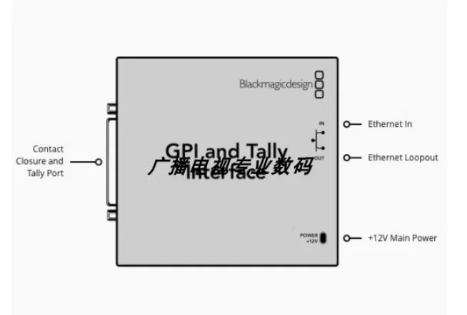 لـ BMD ATEM GPI وواجهة Tally ثمانية وحدة تحكم مولد إخراج Tally ذات 8 اتجاهات