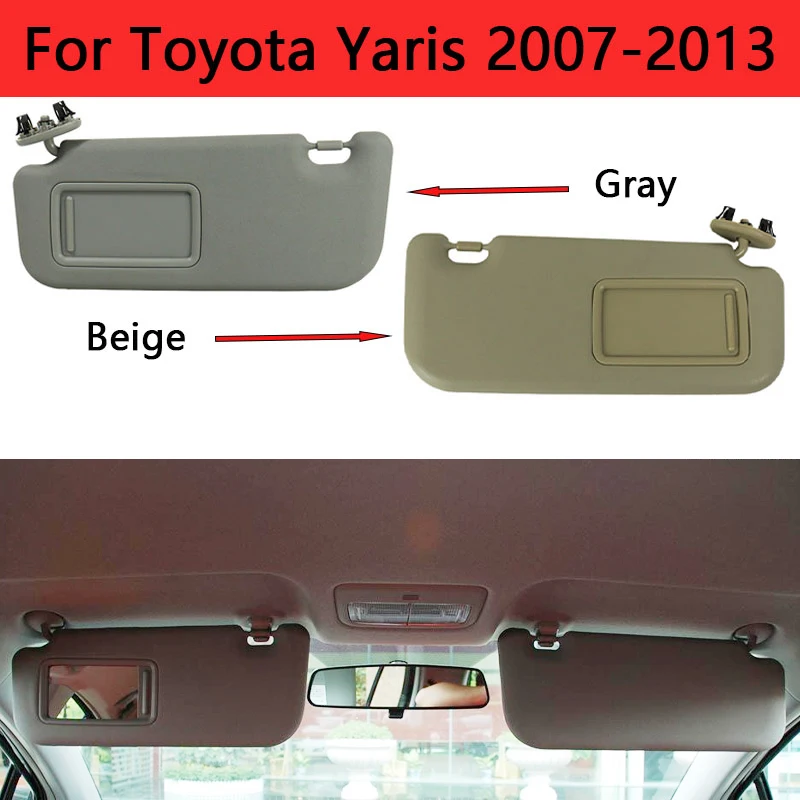 Car Sun Visor Sun Protection Sun Shielding Visor Car Replacement Parts For Toyota Yaris 2007-2013 74320-52810