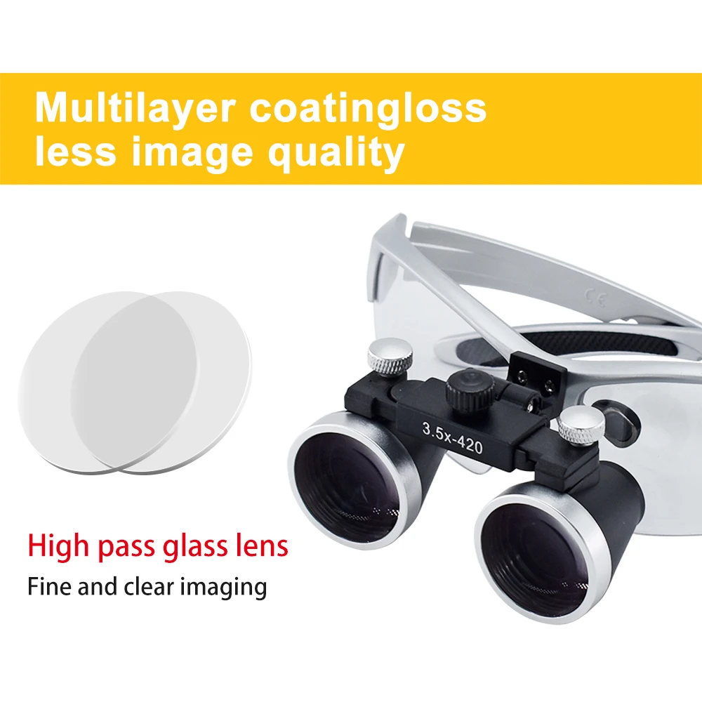 New Best 3.5X/2.5X Dentists Magnification Binocular den   tal Loupes Magnifier Loupe Surgery Surgical Magnifier