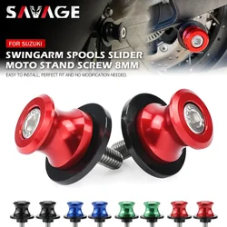Swingarm Spools Slider For SUZUKI GSXR 125/150/600/750/1000 GSX-S 950 V-Strom 650/1050 GSXR150 GSXR125 Motorcycle Stand Screw M8