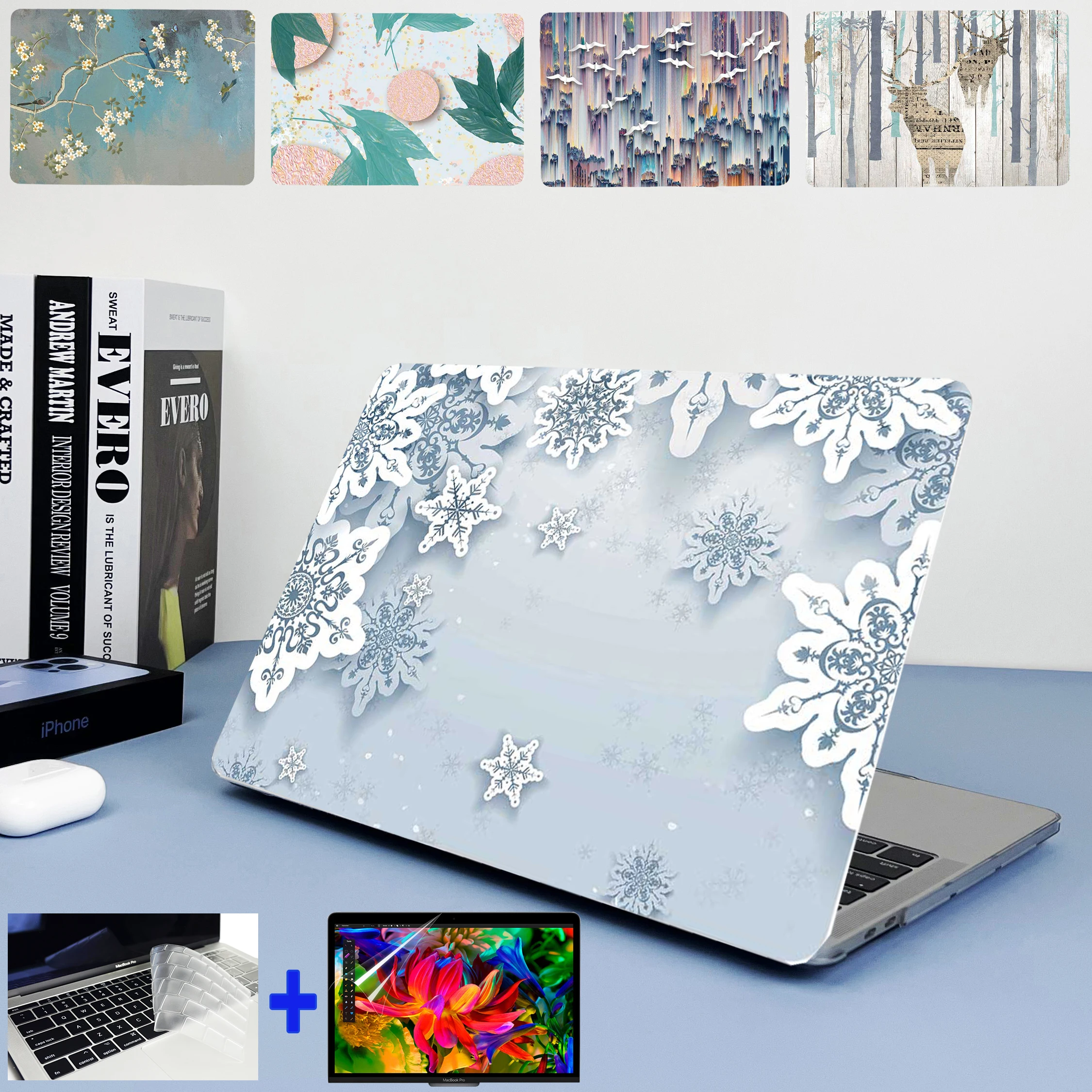 

Case for Macbook Air M2 13 M1 Pro 13 14 15 16 inch Mac Hard Shell Funda Retina A2681 A2337 A1466 A2338 Laptop protective sleeve