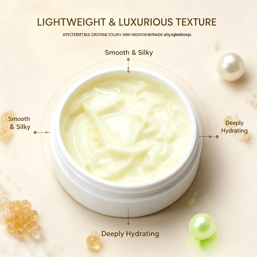 Caviar Roe Essence Eye Cream Daily Morning Night Eye Moisturizer Repair Dry Under Eye Skin Wrinkles Gentle For Sensitive Skin