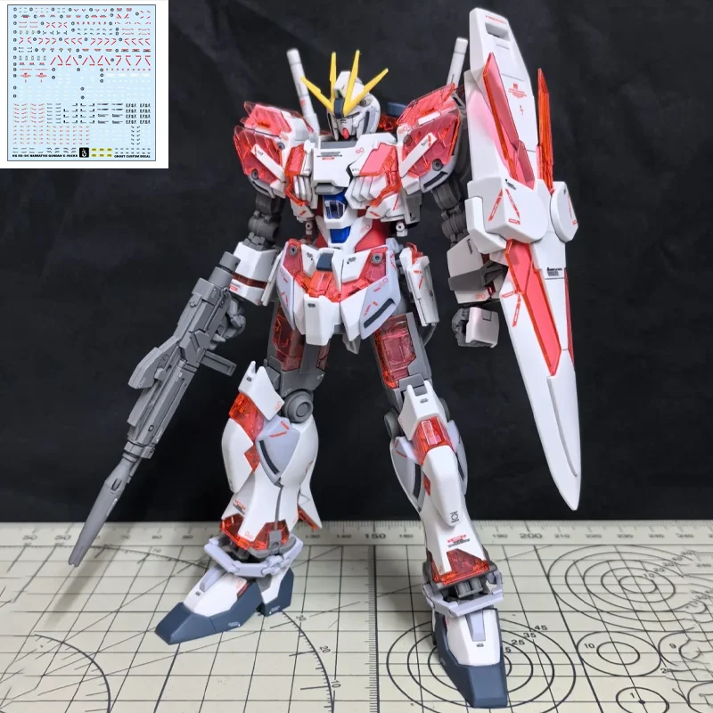 

HG 1/144 RX-9/C Narrative Nt C-Packs Mech Assembly Model Kit Action Figures Desktop Decoration Doll Boy Toy Gift Collectible