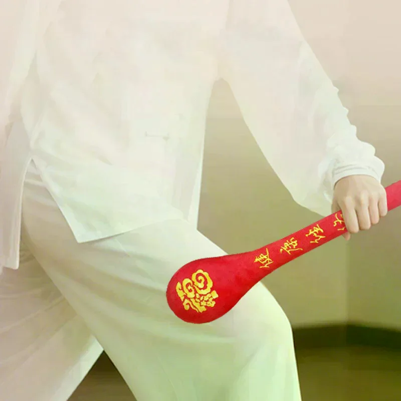 Extended Back Massage Hammer Meridian Beat Stick High Elasticity Velvet Massage Pain Relief Slap Stick Massager