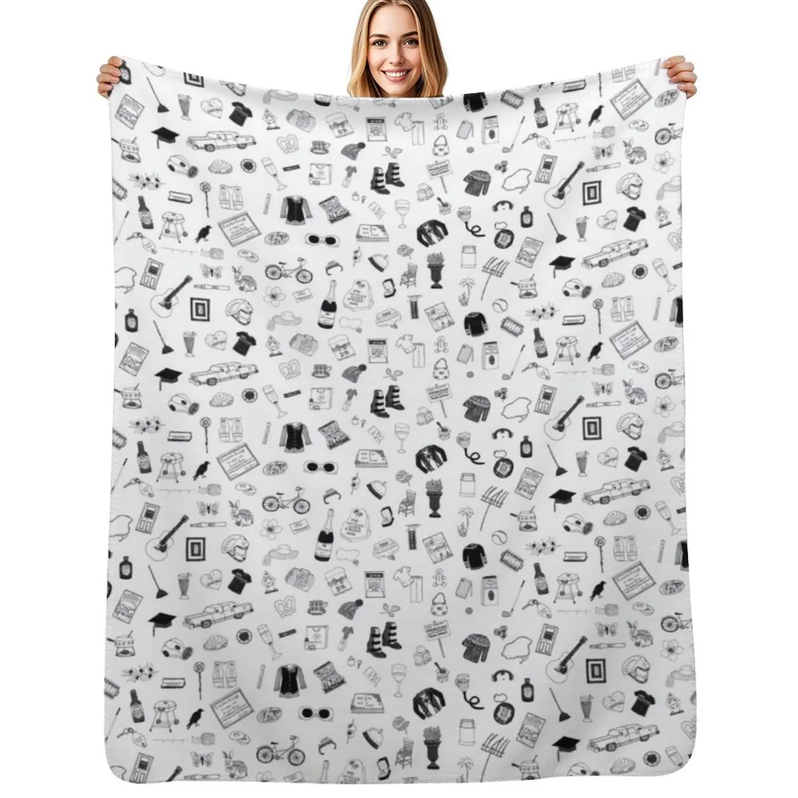 

Pattern Throw Blanket Decoratives Moving heavy to sleep Blanket