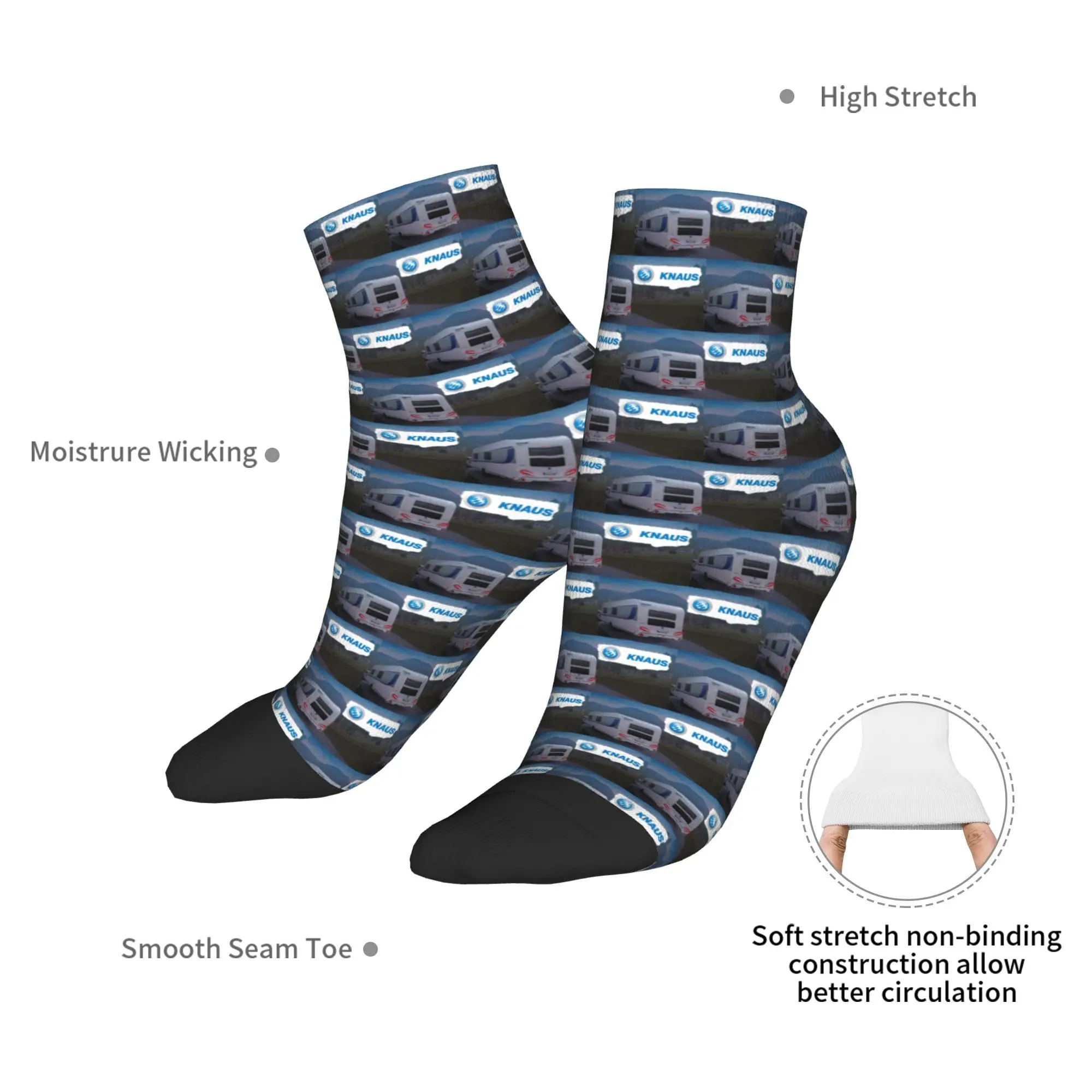 جميع المواسم Knaus قافلة الجوارب Harajuku الرياضة الأوسط جوارب أنبوبية لينة الهيب هوب جوارب للرجال النساء هدايا عيد الميلاد