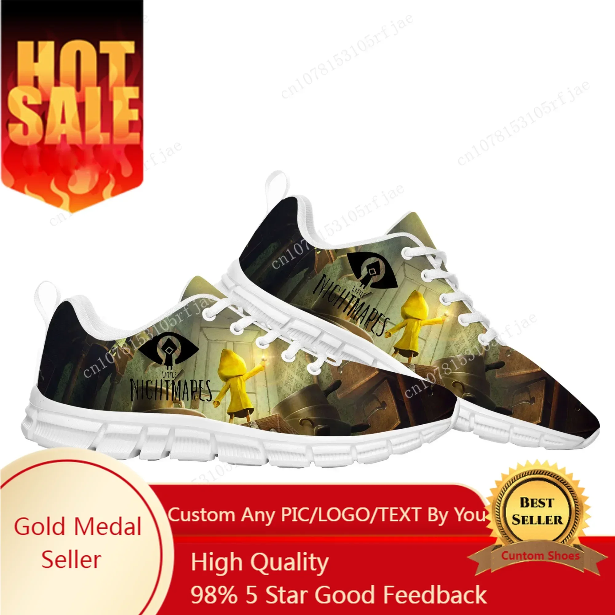 Game Little Nightmares Sports Shoes Mens Womens  Sneaker Tailor Made Couple Custom Built Shoes