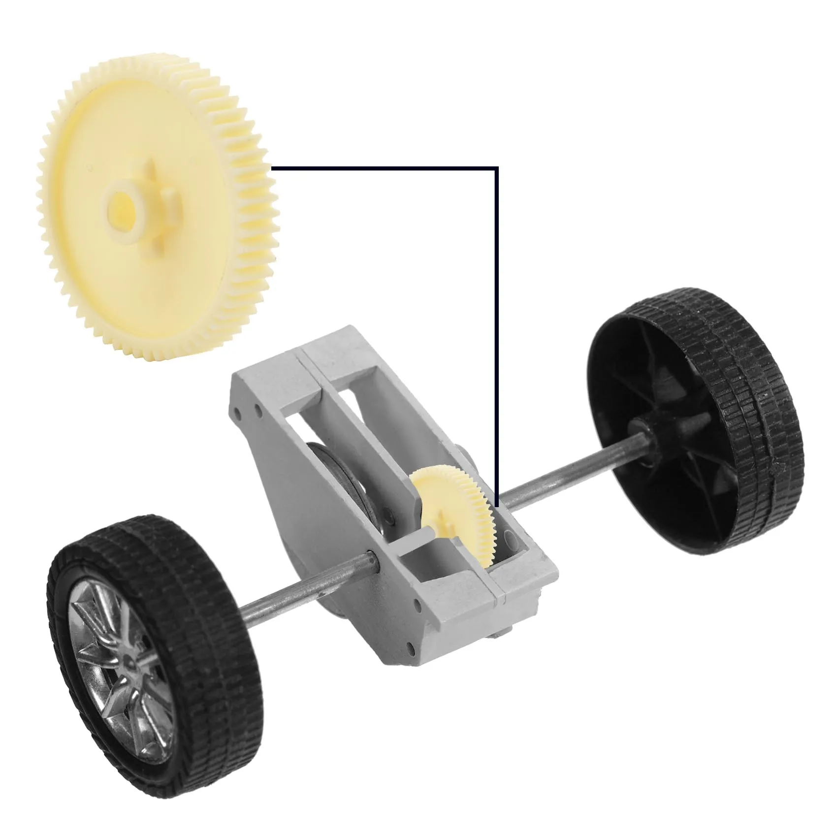 61T Spur Gear 51004 لـ TAMIYA TT01 TT01D TT01 TT01E 1/10 RC ترقية أجزاء السيارة AccessoriesB87B