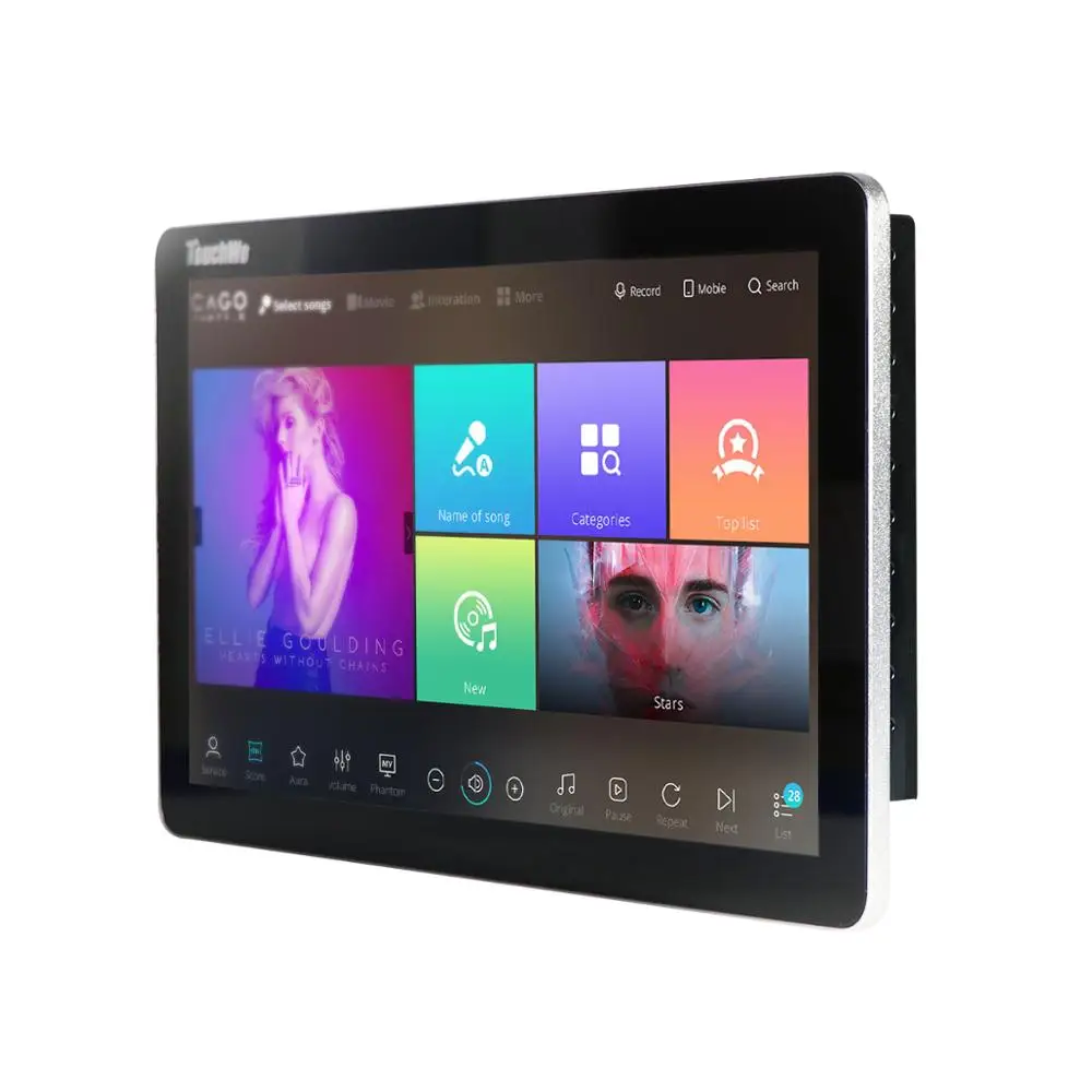 

11,6 12-дюймовый интерактивный киоск с сенсорным экраном Портативный OEM ПК Digital Signage / OEM ПК Супертонкий сенсорный экран Мини ПК Черный