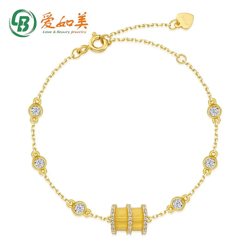 

New High-end Small Waist Bracelet for Women, 18K Gold PT950 Platinum Silver Plated 7-layer Gold Bracelet, Retro Light Luxury