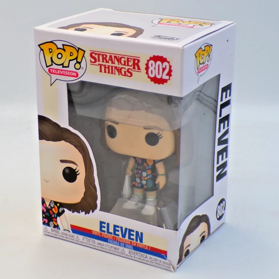 Funko Pop Stranger Things Compras Eleven # Figura 802, juguetes coleccionables oficiales de edición limitada de 3,75 pulgadas, modelo regalo para fanáticos