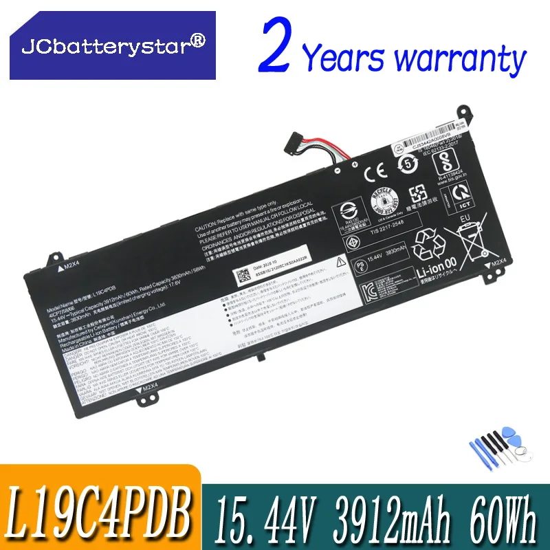 JC New L19C4PDB L19M4PDB 60WH Battery For Lenovo ThinkBook 14s Yoga ThinkBook 14 2021 G2 G3 15 SB10Z21205 5B10Z21209