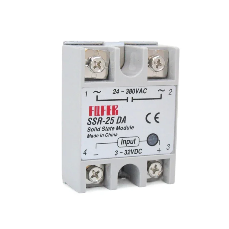 SSR-25DA SSR-40DA Solid State Relay 25A 40A 3-32V DC Normally Open Solid State Relay