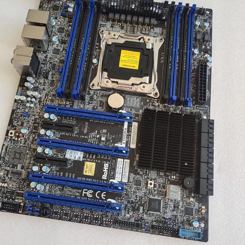 For Supermicro Workstation ATX Motherboard Intel C612 LGA 2011 DDR4 Support E5-2600V3/V4 Perfect Test Before Shipment X10SRA
