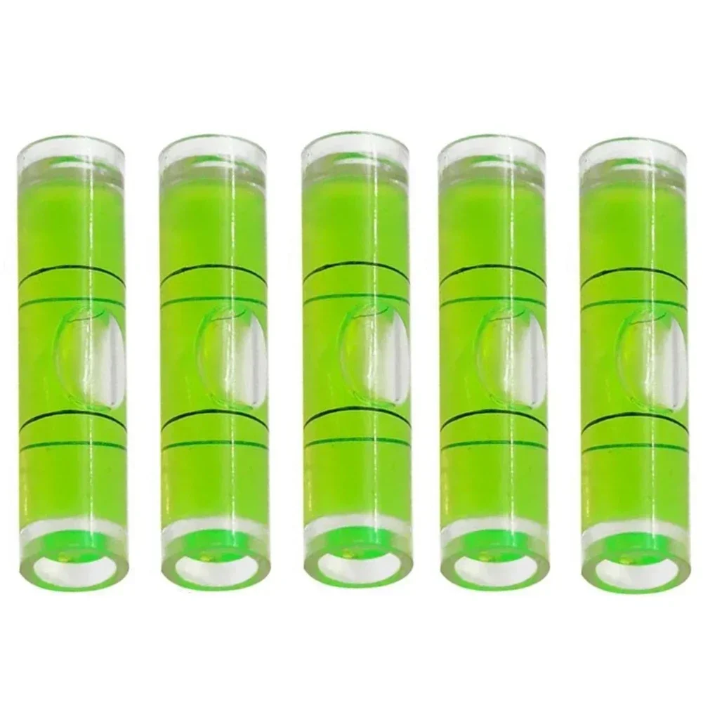 5 * Precision Bubble Mini -Spirit Level Bubble Set Bubble Clamp Level Bullseye Level Mini Balancer-strumento di misurazione del livello dello spirito