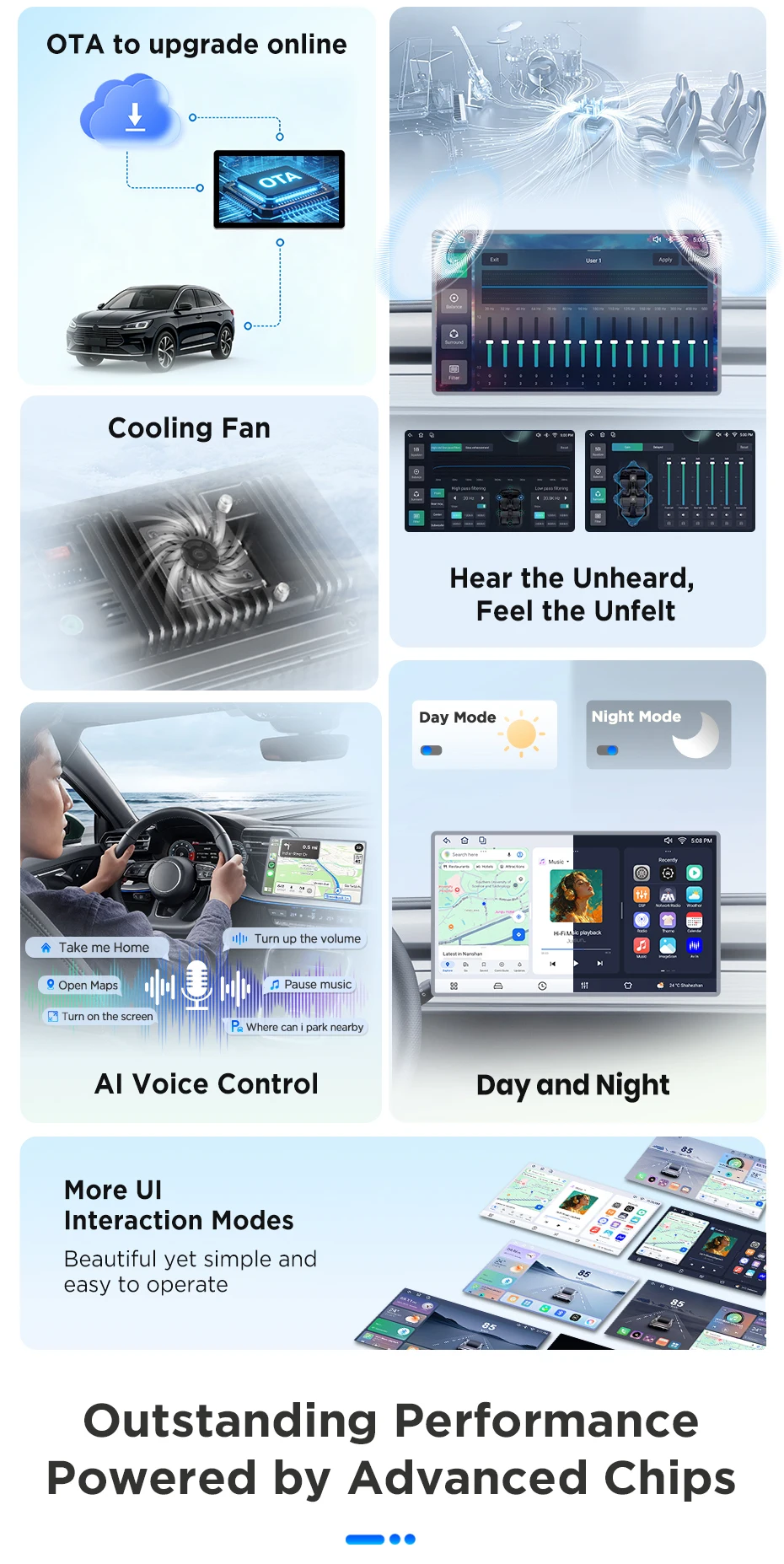Junsun Android 15 Intelligente Autosysteme für Toyota Land Cruiser Prado 150 2009-2013 AI Wireless CarPlay für Apple Auto – Detail 8