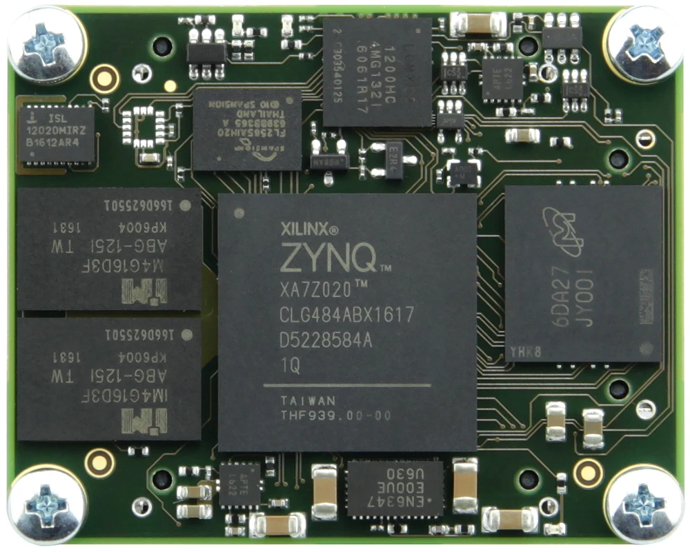 SoC Module with automotive Zynq™ XA7Z020-1CLG484Q, 1 GByte DDR3, e.MMC, 4 x 5 cm