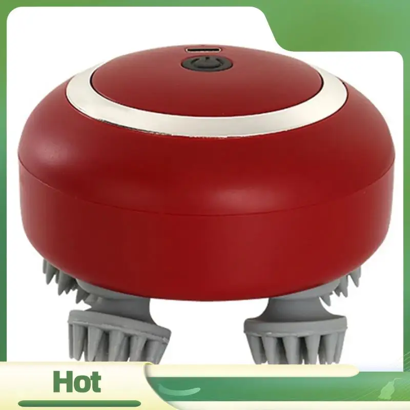 

N95R For Hair Care Head Massager With Adjustable Speed For Scalp Massage Red Light Soft Silicone For Kneading Function