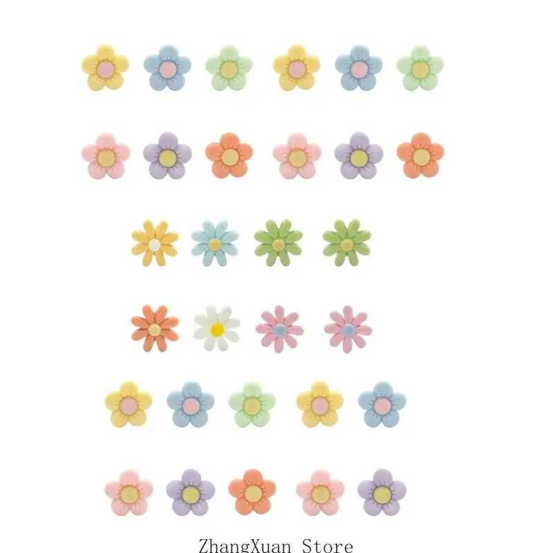 Blumenverzierungen für DIY-Bastelprojekte, sanfte und kräftige Töne für Heimbastelarbeiten, kreative Workshops und Enthusiasten – Detail 10