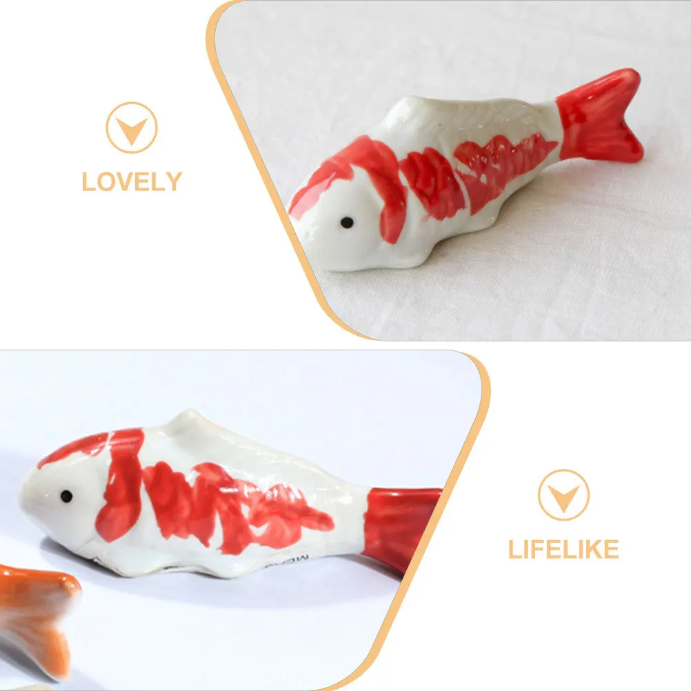 

2Pcs Floating Fish Decor Ceramic Aquarium Ornament Cartoon Fish Tank Decoration Floating Statue Aquarium Decor