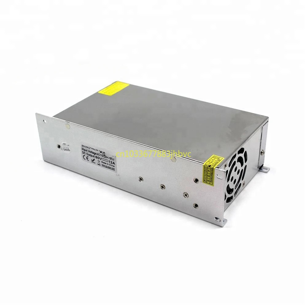 DC Power Supply 60V 12A 720w Led Driver Transformer 220V AC to DC60V  Adapter SMPS for strip lamp Industry