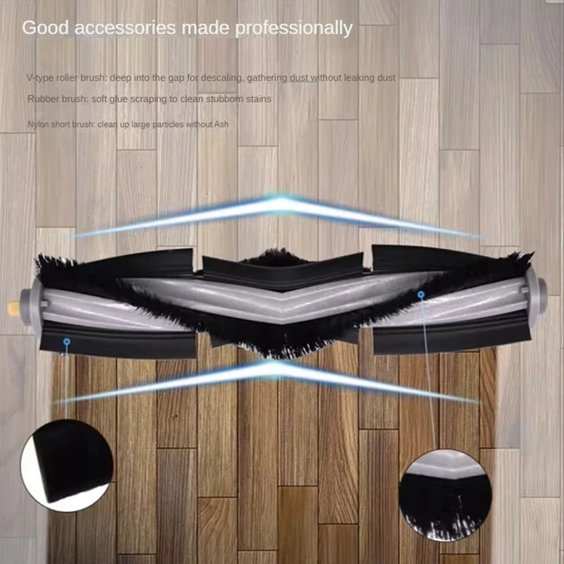 18PCS for Ecovacs Deebot T20/T20MAX/T20PRO/X1 OMNI/T10 Omni/Turbo Vacuum Cleaner Main Side Brush Dust Bag Mop Cloth