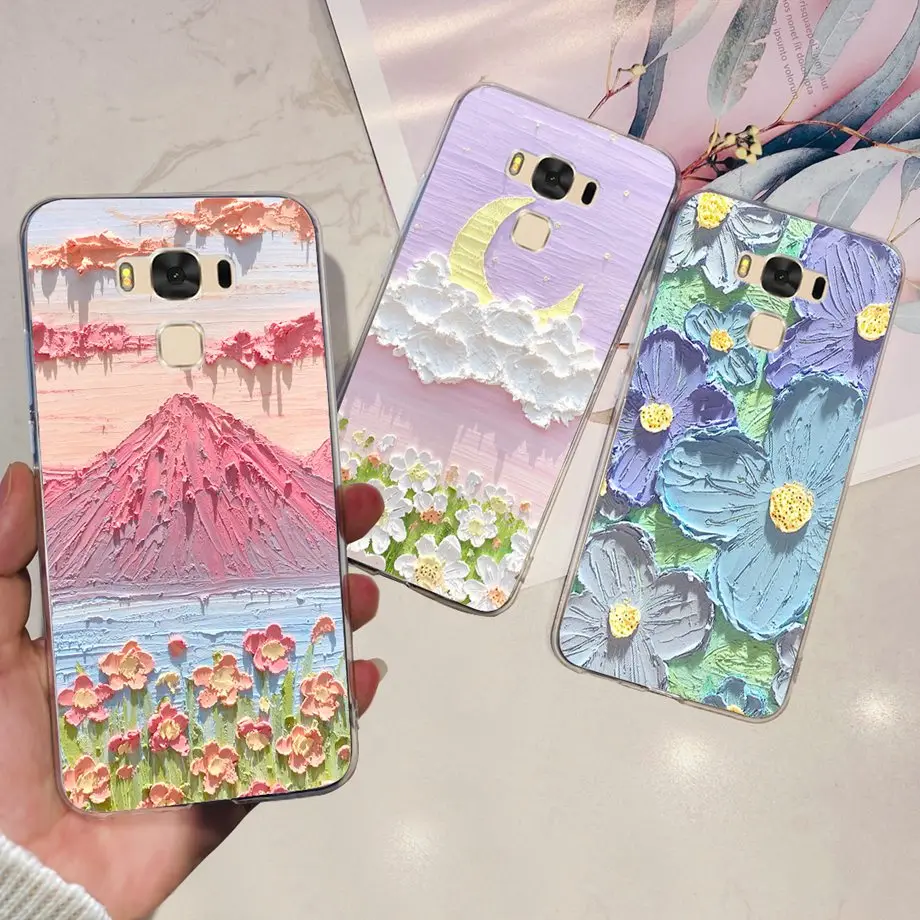 For ASUS ZENFONE 3 MAX ZC553KL / ZOOM S ZE553KL / 4 SELFIE ZD553KL ZD552KL Phone Case Soft Clear Silicone Bumper Coque Fashion