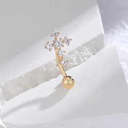 1Pcs Cross navel nail navel ring belly button body piercing jewelry