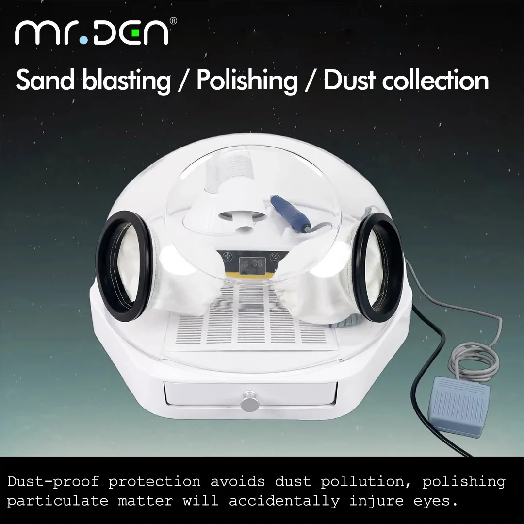 Dental Polishing and Dust Collection All-in-one Portable Dust-free Polishing Machine Polishing Dust Box Oral Vacuum Cleaner
