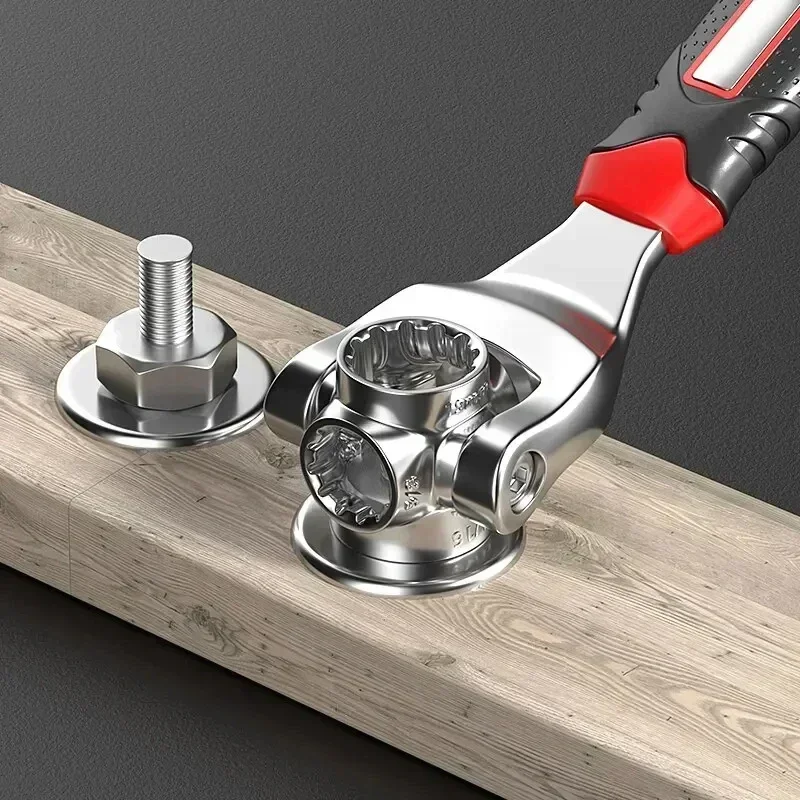 

NEW Multi-function Universal Tools Ratchet Spline Bolts Sleeve Rotation Hand Tools 360 Degree Rotary Multipurpose Wrench