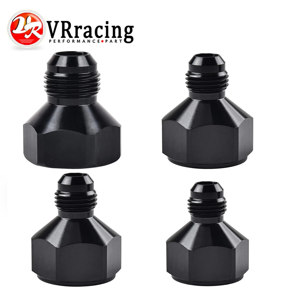 Aluminum Female Flare To Male Black AN6 AN8 AN10 AN12 AN16 AN20 Reducer Fitting Adapter Black