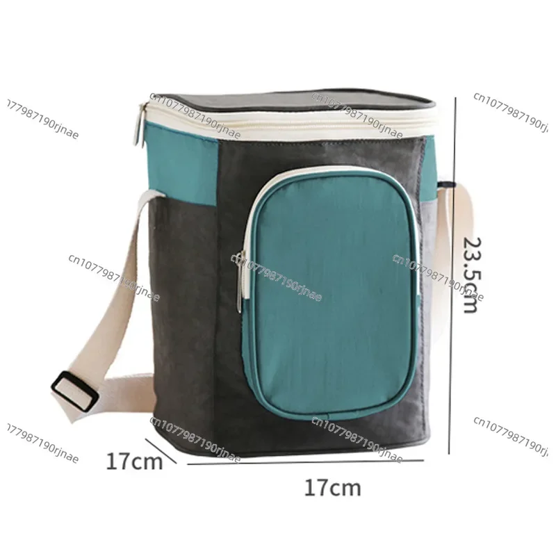 Picnic outdoor insulation bag aluminum foil thickened cold storage lunch box bag home to work car incubator lunch bag.