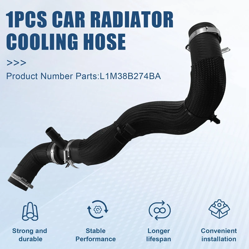 Car Radiator Cooling Hose L1M38B274BA For Lincoln Aviator 3.0L 2020-2023 Coolant Reservoir Tank Hose