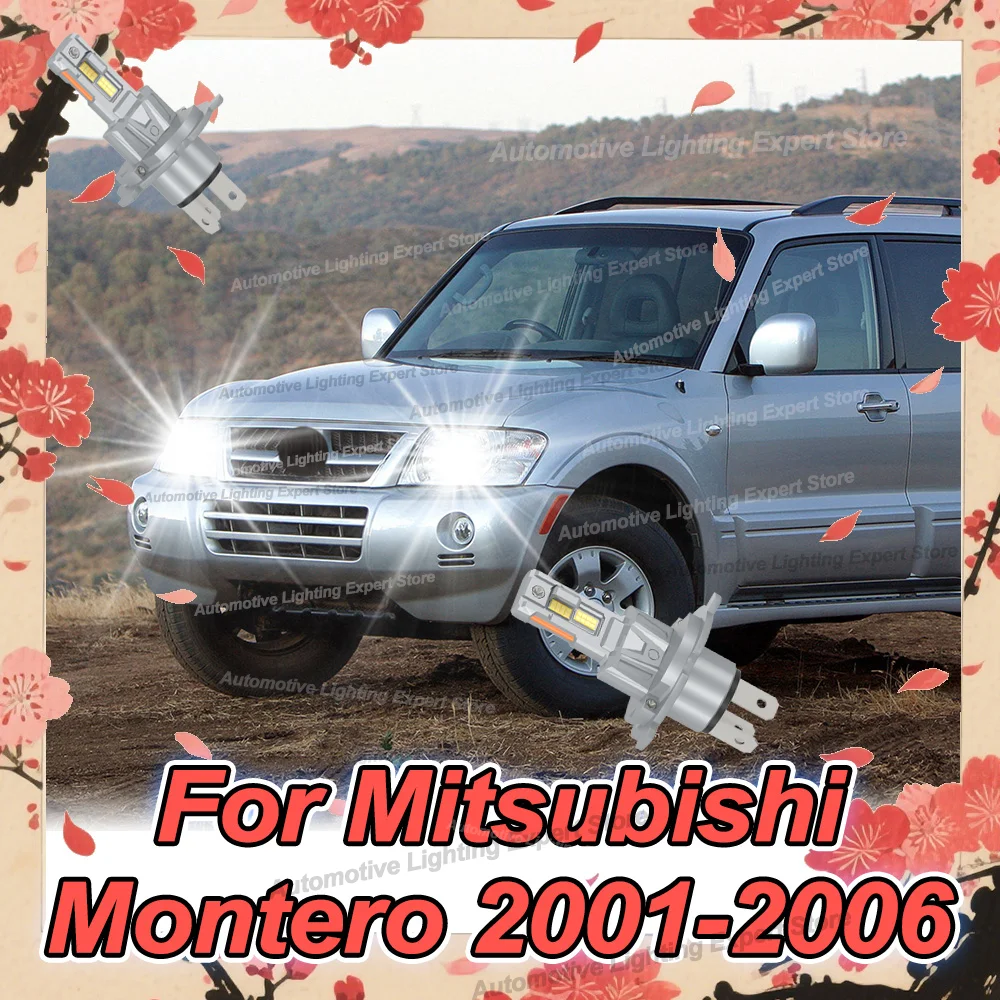 

30000LM светодиодная фара Canbus лампа 6000K для Mitsubishi Montero 2001 2002 2003 2004 2005 2006