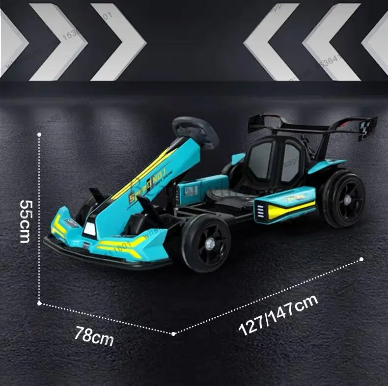 

yj32 Kart electric four-wheeled car drift commercial bumper car remote control can seat adults