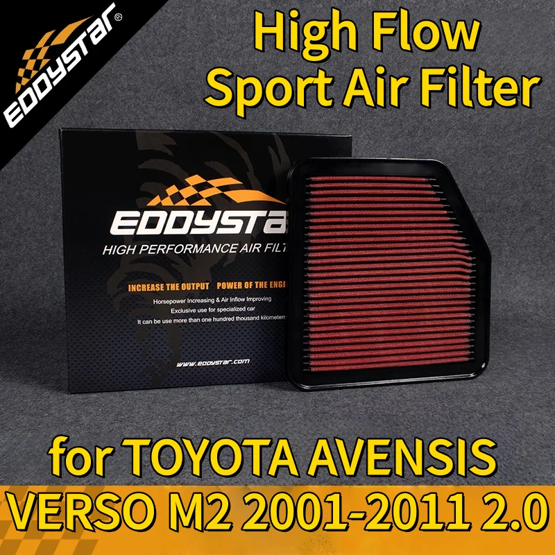 

Спортивный воздушный фильтр с высоким расходом для TOYOTA AVENSIS VERSO M2 2001-2011 2.0 Моющиеся гоночные впускные фильтры