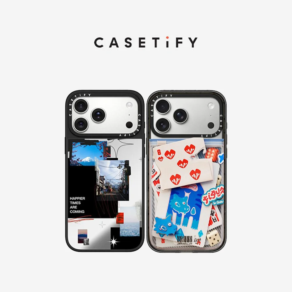 Funda Magnética Antigolpes CASETiFY Jess Wiseman Serie Eight of Hearts para iPhone 13 14 15 16 17 Pro Max Air Plus