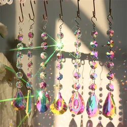 Crystal Sun Catcher Rainbow Maker Suncatcher Prism Ball Wind Chime Pendants DIY Outdoor Garden Yard Hanging Home Decor Kristalle