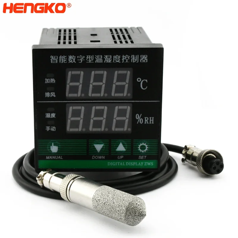 Digital Intelligent Temperature and Humidity Controller  For Egg Incubator greenhouse (With Temperature Humidity Sensor Probe )