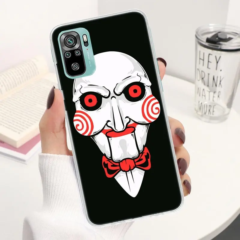 The Jigsaw Killer Horror Coque Phone Case For Xiaomi Redmi Note 13 12S 12 11S 11T 11E Pro Plus 11 10 10S 9 9S 8 8T 5G Cover Note