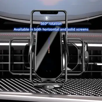 適用於AudiA1 A3 A4L A5 A6L A7 A8L Q3 Q4 Q2L Q5L Q7 Q8的車用手機導航支架底座無線充電器磁吸式 8 最佳銷售 奧迪A5手機支架 - №8