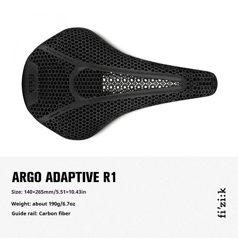 Fizik Vento Argo Adaptive 3D Printed Bike Saddle, Lightweight