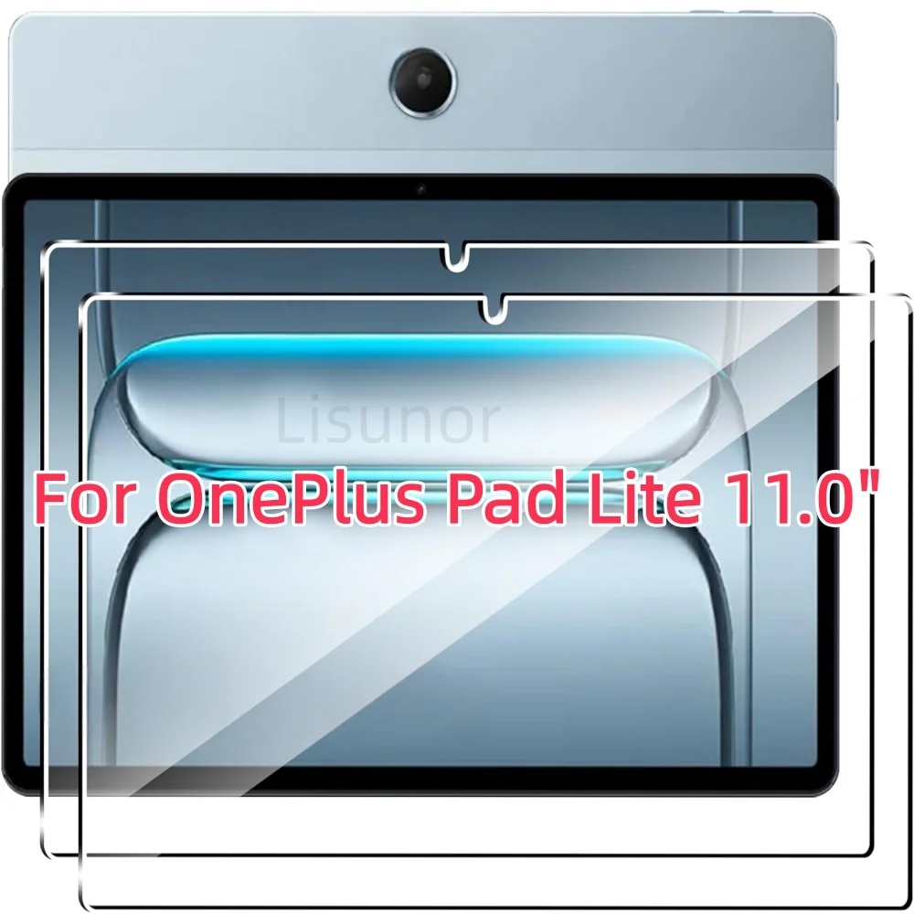 2 PCS 9H Tempered Glass Tablet Screen Protector For OnePlus Pad Lite 11.0 Inch Anti-Fingerprint HD Clear Protective Film