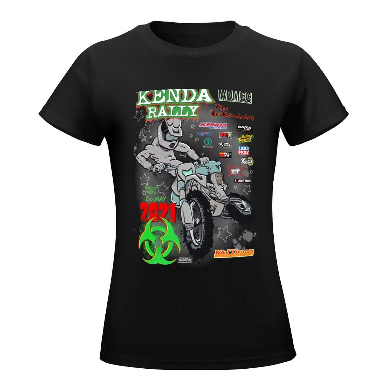 Kenda Rally 2021 T-Shirt summer clothes lady clothes Women t-shirts