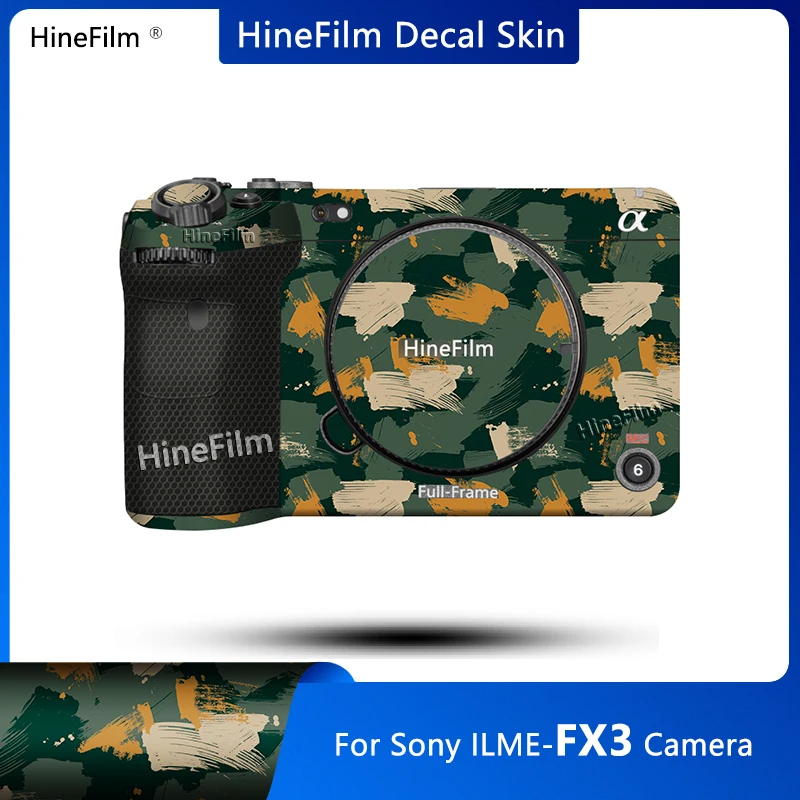 Hinefilm Skin for Sony FX3 Camera Sticker SonyFX3 Wrap Cover for Sony ILME-FX3 Camera Skin FX 3 Protector Wrap Cover